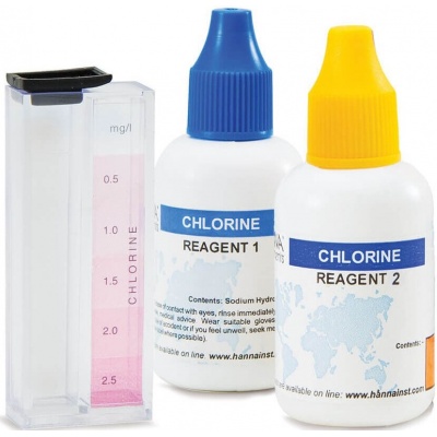 Test kit de cloro libre cubo 0.5-2.5 MG/L