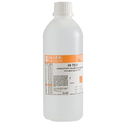 Solución de 1413 uS