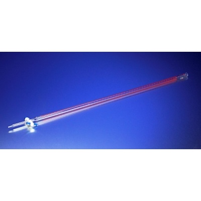 Bureta accured clase A de 10 ml con llave de teflón 