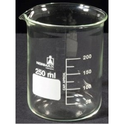 Vaso de precipitado 250 ml con graduación, Normax