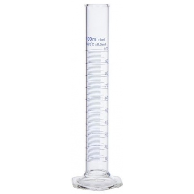 Probeta de vidrio, graduada 500ml