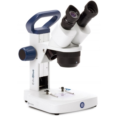 Estereomicroscopio, Edublue, objetivos 1x 3x, Euromex